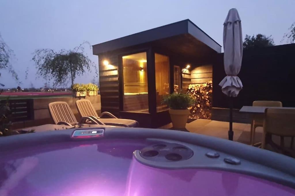 Wellness Lodge Ruigenhoek 13A - Sauna, Jacuzzi ! De Zilk المظهر الخارجي الصورة